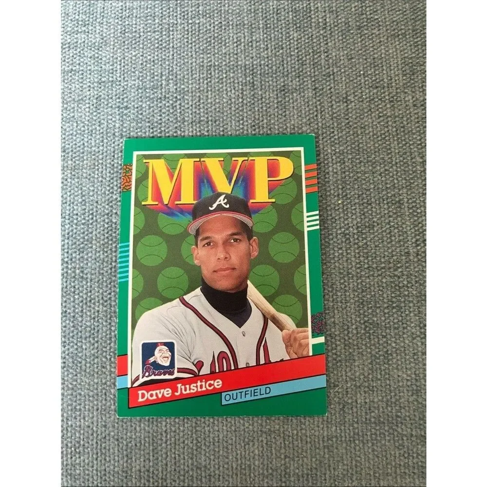 1991 Donruss Atlanta Braves MVP Baseball Card Trading Card